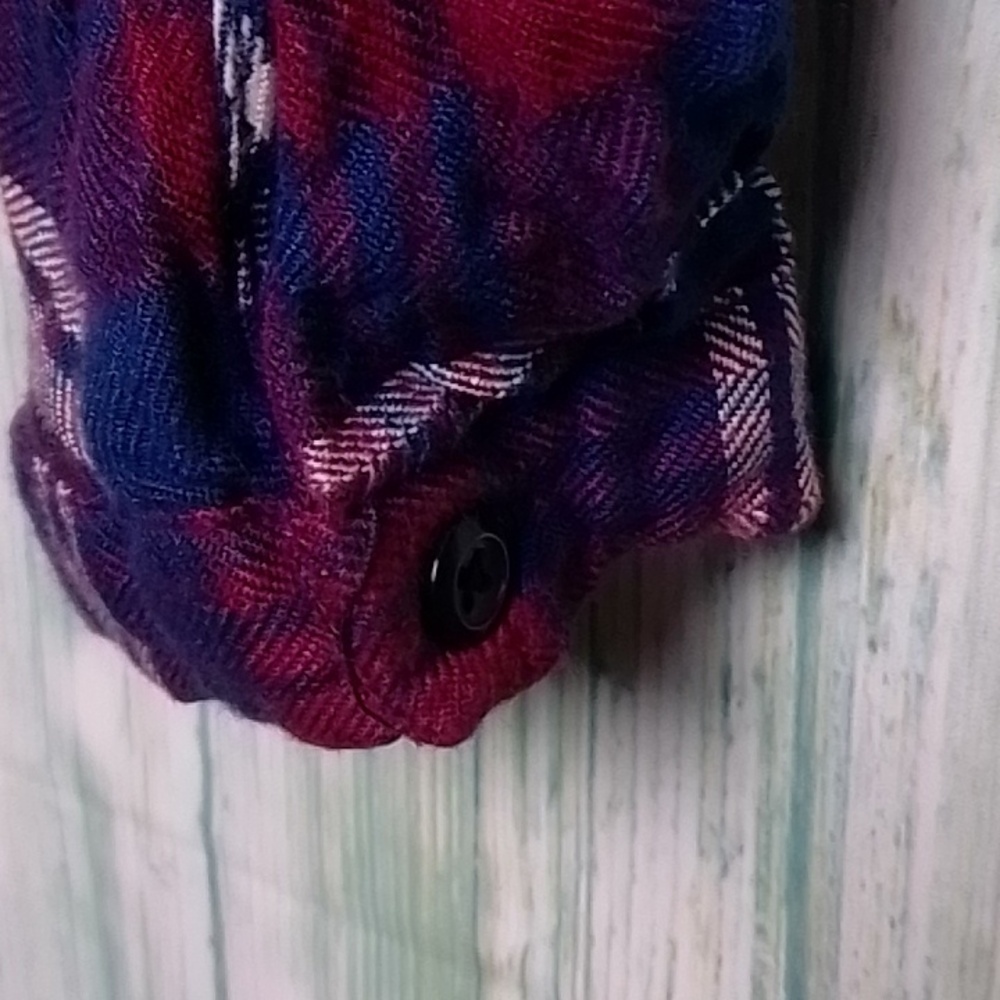 Rails NWOT Plaid Cropped Button Down XS - Picture 4 of 11
